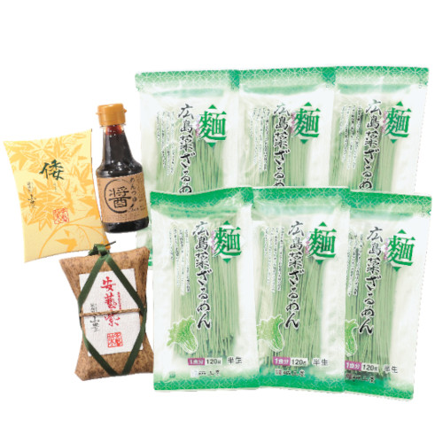 広島菜ざるめん 簾菜