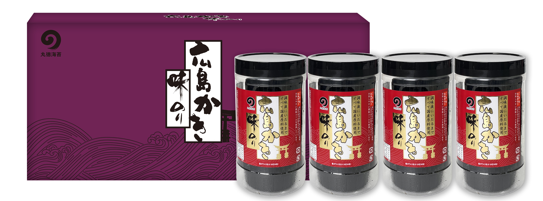 広島かき味のり 4本入り