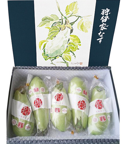 狩留家なす 5本入（化粧箱）